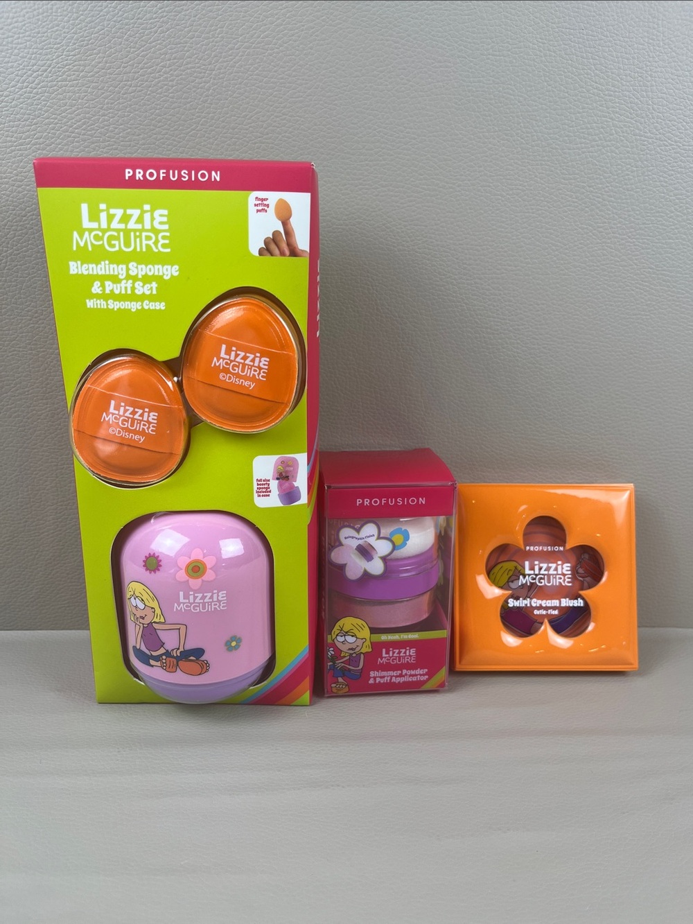 Lizzie McGuire Makeup Set-lot of 3 total